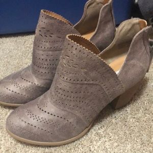 Women’s Buckle Cut Out Booties